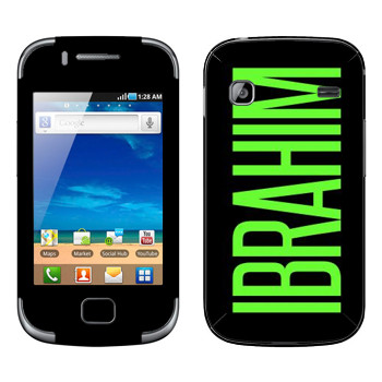   «Ibrahim»   Samsung Galaxy Gio