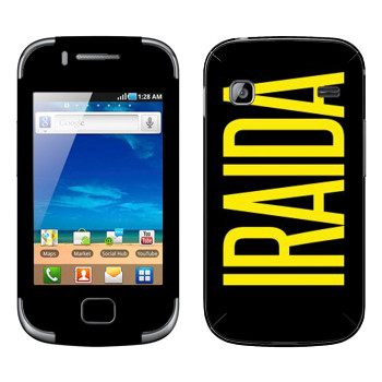   «Iraida»   Samsung Galaxy Gio