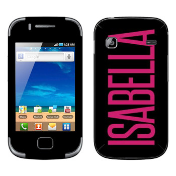   «Isabella»   Samsung Galaxy Gio