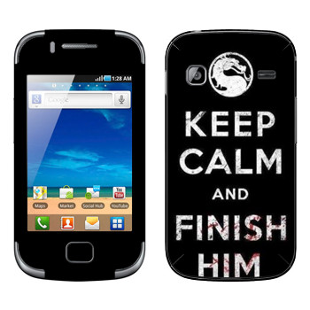   «Keep calm and Finish him Mortal Kombat»   Samsung Galaxy Gio