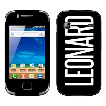   «Leonard»   Samsung Galaxy Gio
