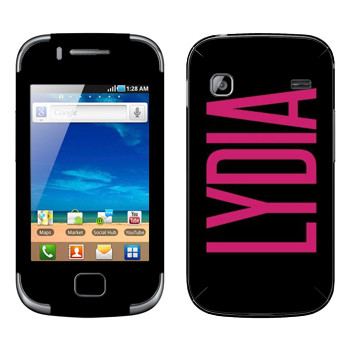   «Lydia»   Samsung Galaxy Gio