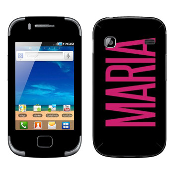   «Maria»   Samsung Galaxy Gio
