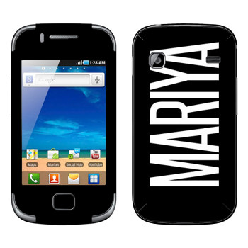   «Mariya»   Samsung Galaxy Gio