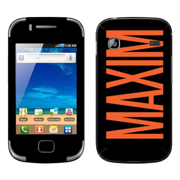   «Maxim»   Samsung Galaxy Gio