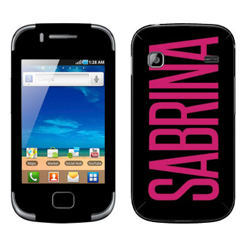   «Sabrina»   Samsung Galaxy Gio