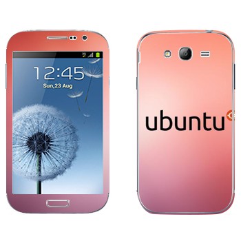   «Ubuntu»   Samsung Galaxy Grand Duos