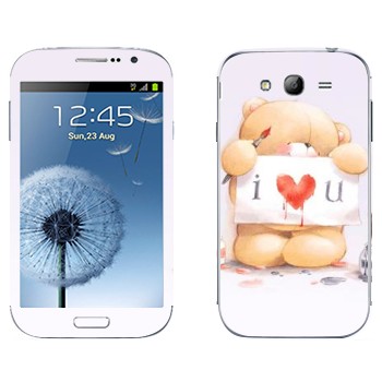   «  - I love You»   Samsung Galaxy Grand Duos
