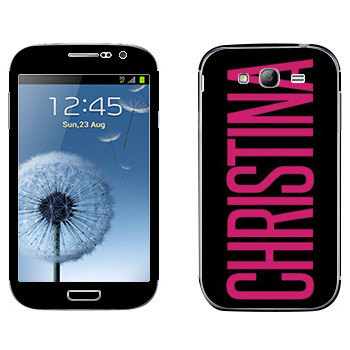   «Christina»   Samsung Galaxy Grand Duos
