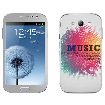   « Music   »   Samsung Galaxy Grand Duos