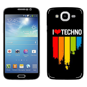   «I love techno»   Samsung Galaxy Mega 5.8