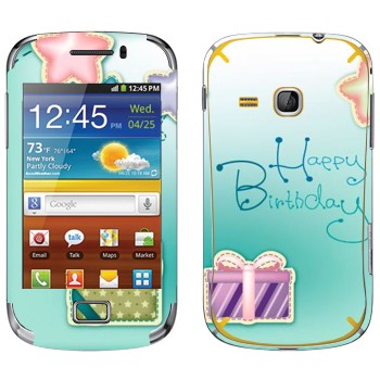   «Happy birthday»   Samsung Galaxy Mini 2