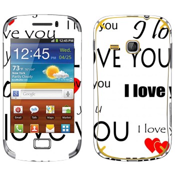   «I Love You -   »   Samsung Galaxy Mini 2