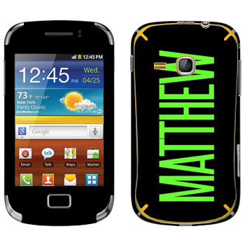   «Matthew»   Samsung Galaxy Mini 2