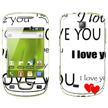   «I Love You -   »   Samsung Galaxy Mini