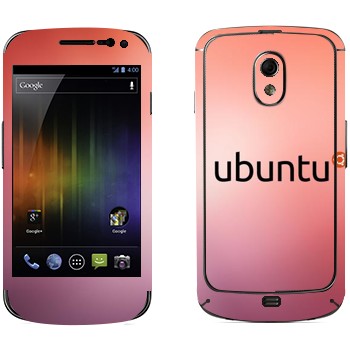   «Ubuntu»   Samsung Galaxy Nexus