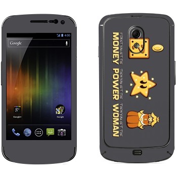   «Super Mario : Money, power, woman»   Samsung Galaxy Nexus