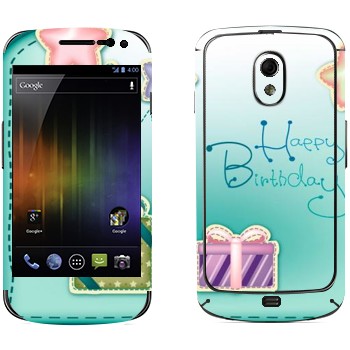   «Happy birthday»   Samsung Galaxy Nexus