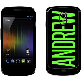   «Andrew»   Samsung Galaxy Nexus