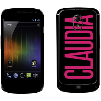   «Claudia»   Samsung Galaxy Nexus
