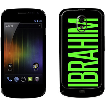  «Ibrahim»   Samsung Galaxy Nexus