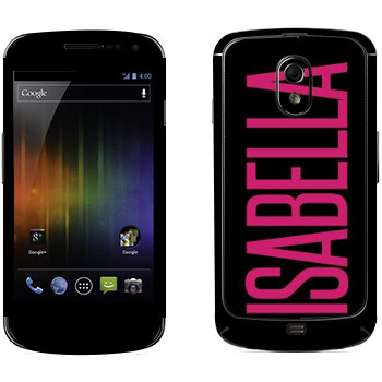   «Isabella»   Samsung Galaxy Nexus