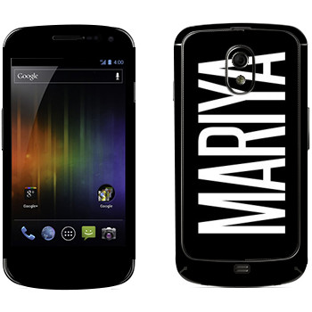   «Mariya»   Samsung Galaxy Nexus