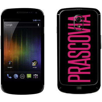   «Prascovia»   Samsung Galaxy Nexus