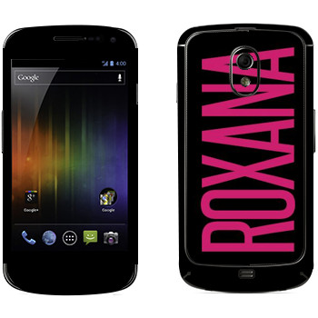   «Roxana»   Samsung Galaxy Nexus