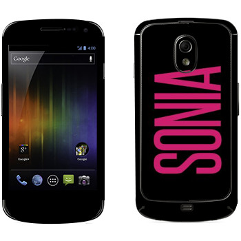   «Sonia»   Samsung Galaxy Nexus