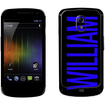   «William»   Samsung Galaxy Nexus