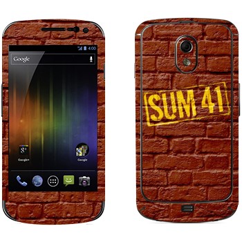   «- Sum 41»   Samsung Galaxy Nexus