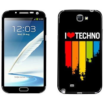   «I love techno»   Samsung Galaxy Note 2