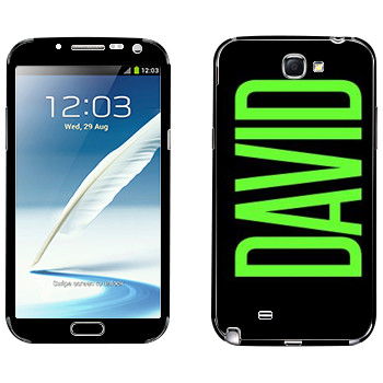  «David»   Samsung Galaxy Note 2