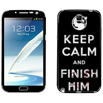   «Keep calm and Finish him Mortal Kombat»   Samsung Galaxy Note 2