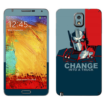   « : Change into a truck»   Samsung Galaxy Note 3