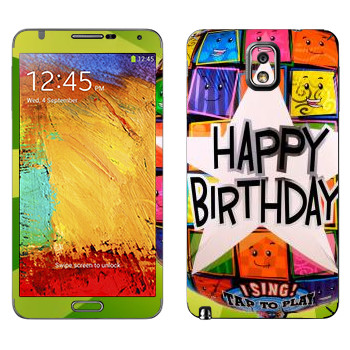   «  Happy birthday»   Samsung Galaxy Note 3