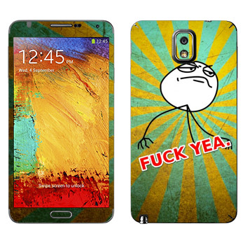   «Fuck yea»   Samsung Galaxy Note 3