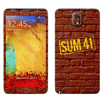   «- Sum 41»   Samsung Galaxy Note 3