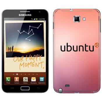  «Ubuntu»   Samsung Galaxy Note
