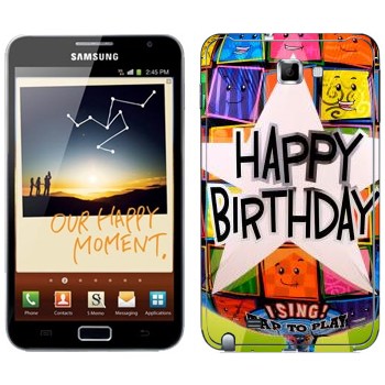   «  Happy birthday»   Samsung Galaxy Note