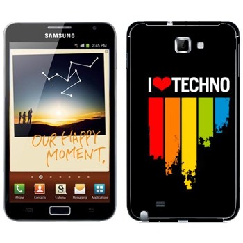   «I love techno»   Samsung Galaxy Note