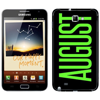   «August»   Samsung Galaxy Note