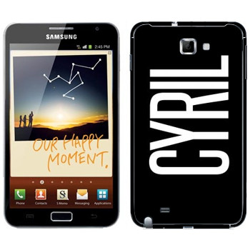   «Cyril»   Samsung Galaxy Note