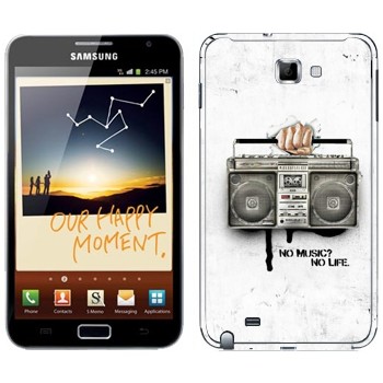   « - No music? No life.»   Samsung Galaxy Note