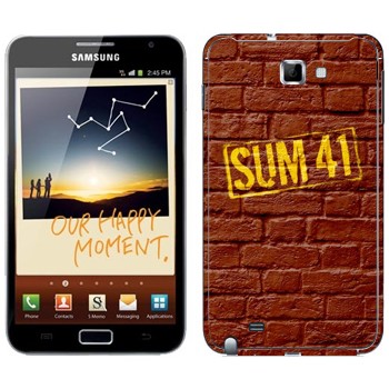   «- Sum 41»   Samsung Galaxy Note