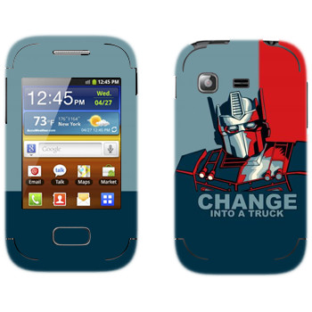   « : Change into a truck»   Samsung Galaxy Pocket/Pocket Duos