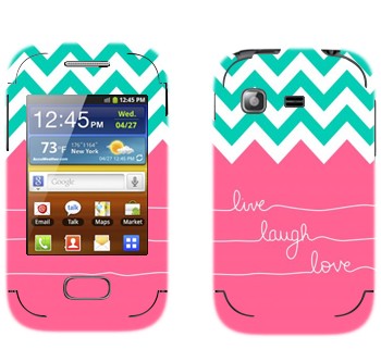   «Live Laugh Love»   Samsung Galaxy Pocket/Pocket Duos