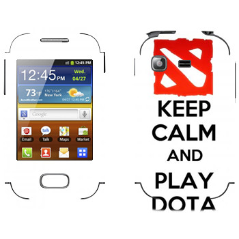   «Keep calm and Play DOTA»   Samsung Galaxy Pocket/Pocket Duos