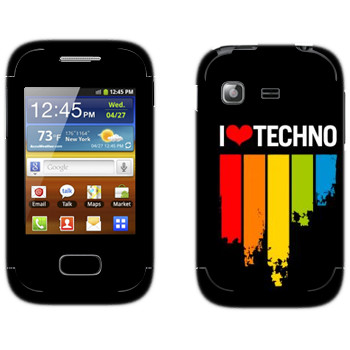   «I love techno»   Samsung Galaxy Pocket/Pocket Duos